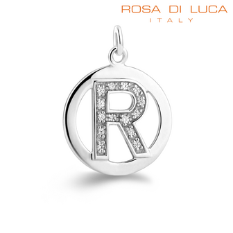 Rosa di Luca letter collier