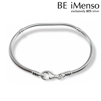 BE iMenso 01 - zilveren bedelarmband