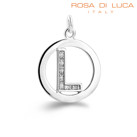 Rosa di Luca letter collier